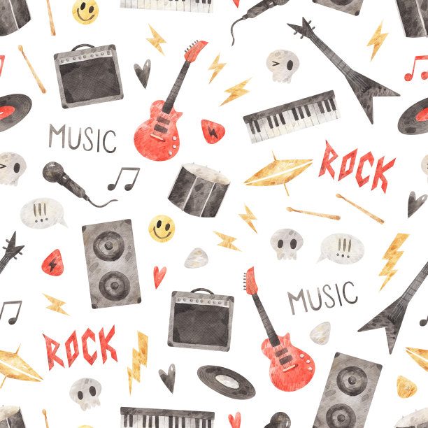 图案与摇滚乐队项目图片下载