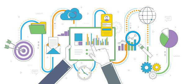 金融和业务图标设置。图片下载