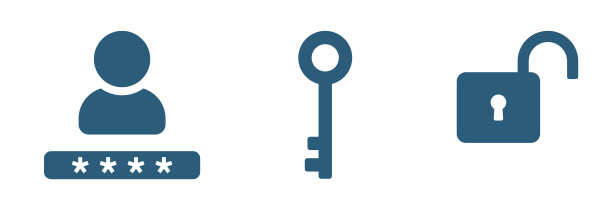 忘记密码的图标。帐户保护，安全密钥，危险警告，密码错误。设计元素。向量图片下载