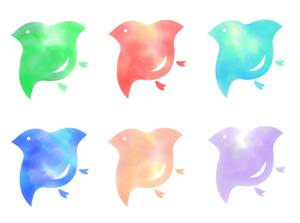 “千道里”日本传统图案。画水彩。图片下载