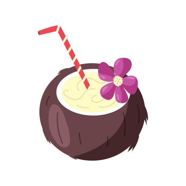 椰奶鸡尾酒图片下载