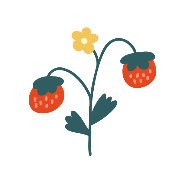 红草莓浆果图片下载