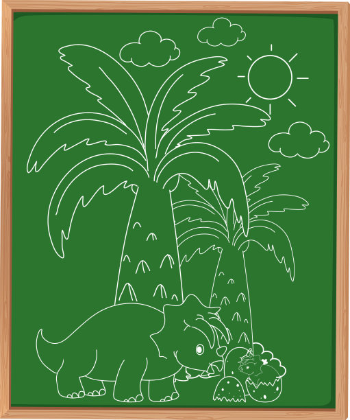 白板上有白色的涂鸦草图图片下载