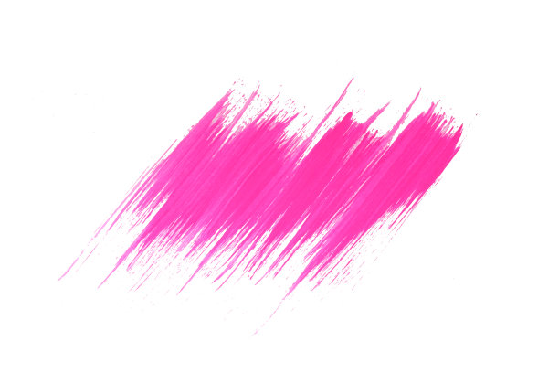 粉色水彩刷或笔画在白色背景上，抽象的颜色图片下载