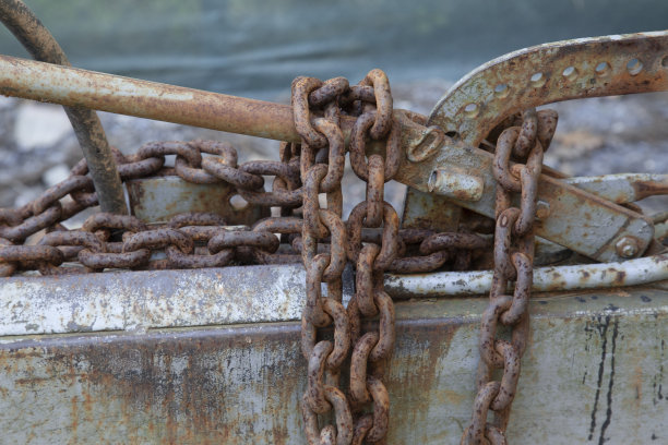 生锈的链图片下载