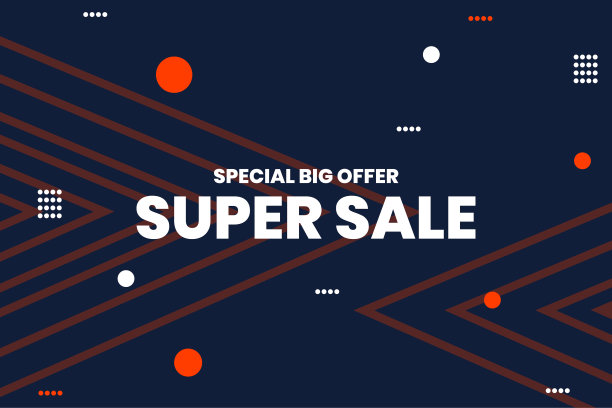 特价销售抽象横幅背景设计图片下载