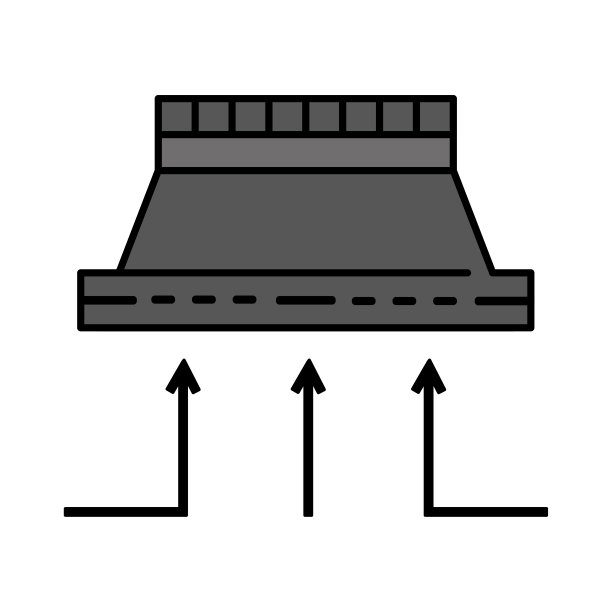 厨房罩图标。矢量插图。股票的形象。图片下载
