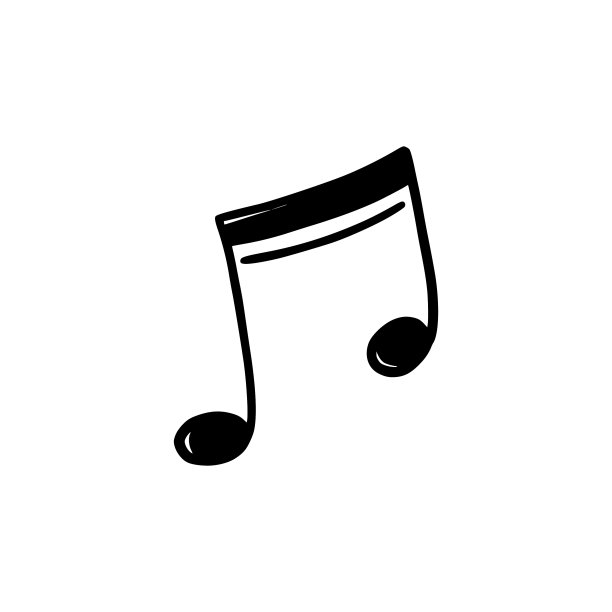 手绘涂鸦音符图片下载