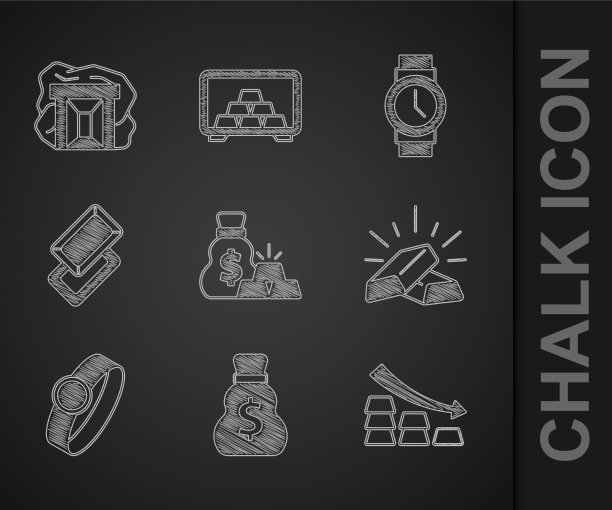 套袋金条旧钱袋落箭图片下载