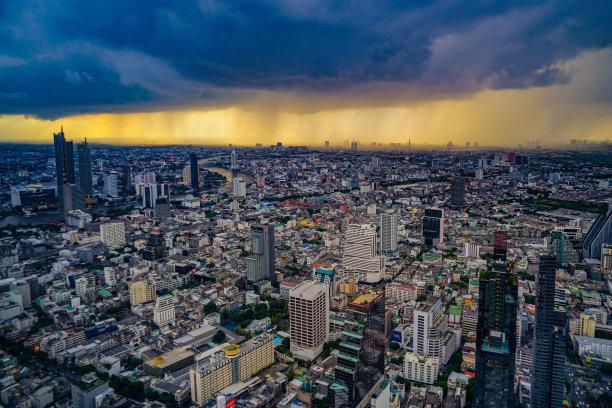 曼谷多云天空(泰国)图片下载