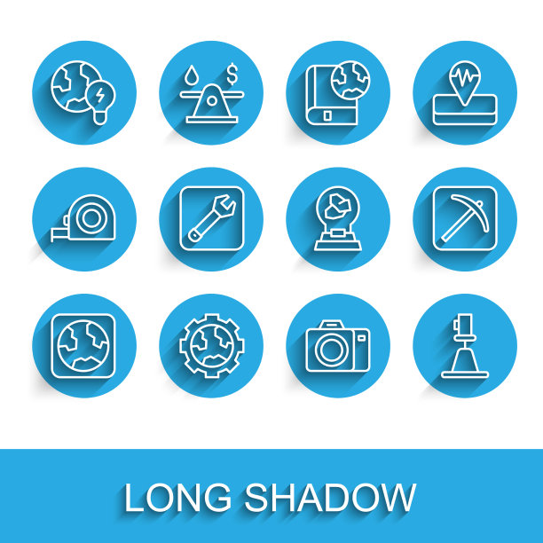 设置线地球地球齿轮和地球图片下载