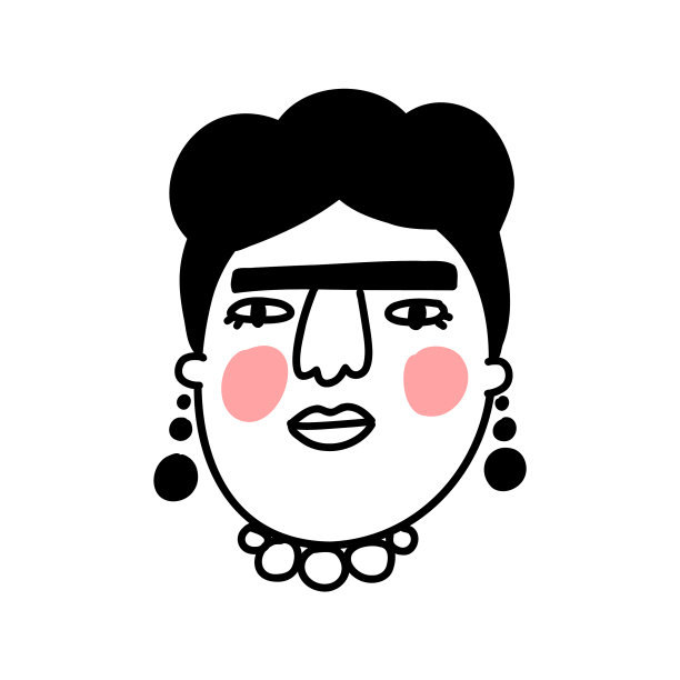 涂鸦脸漫画化身设定卡通可爱图片下载