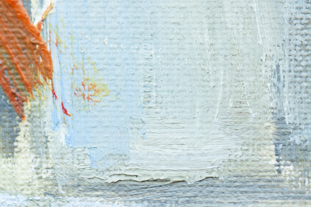 覆盖油画颜料的帆布。图片下载