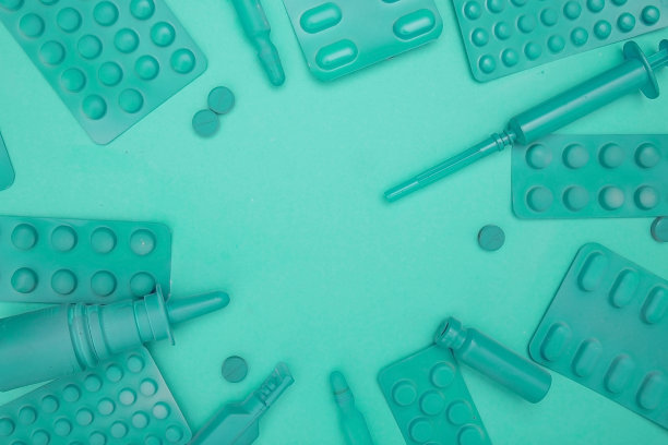 创造性的单色照片背景横幅模型和广告的医药和药品产品图片下载