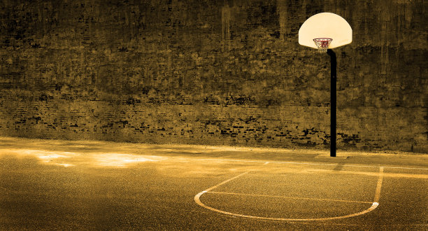 城市篮球架内城内城墙和户外公园沥青图片下载