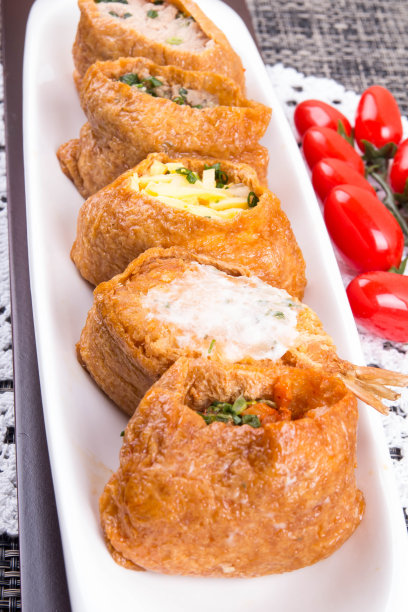 炸豆腐饭团——韩式食品图片下载