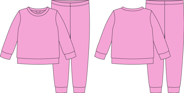 服装睡衣技术素描女孩棉图片下载