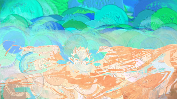 泡泡抽象背景数字插图图片下载