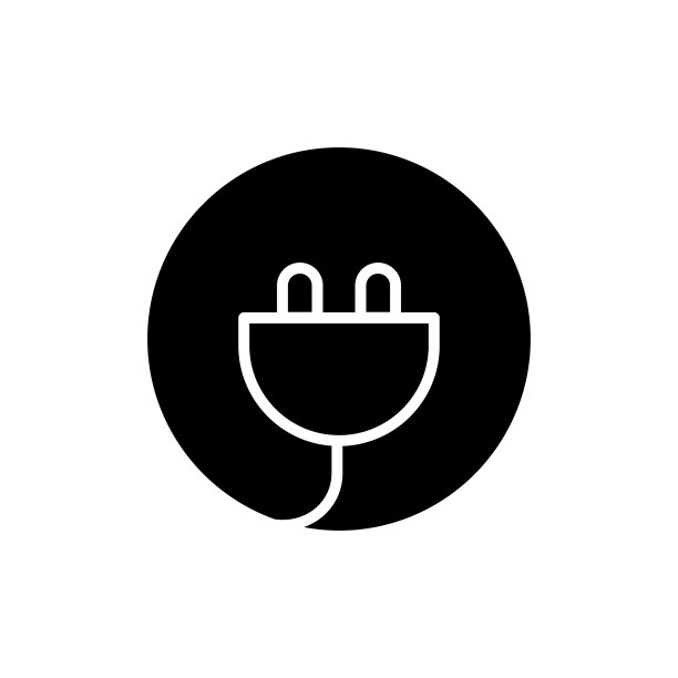 充电器图标立体图标风格简洁设计图片下载