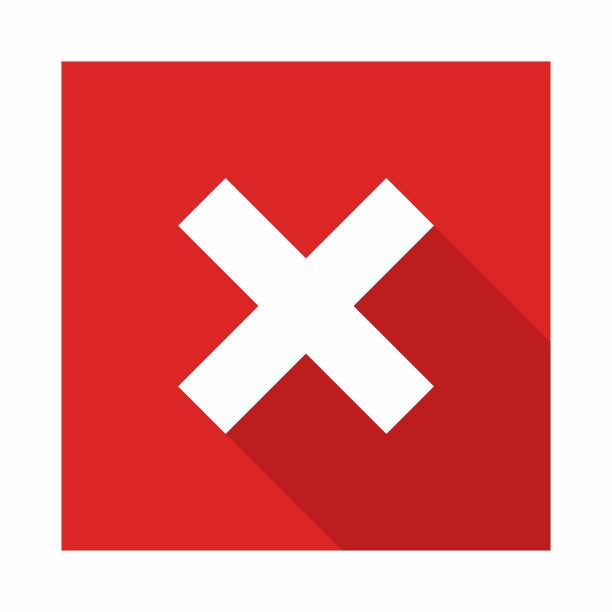 错误的分数，交叉的分数，拒绝，不同意，不，错误，不确定，错误的选择，任务完成，投票。-矢量标记符号为红色。孤立的图标。图片下载