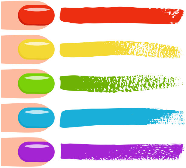 刷的笔触设计造型接近修剪图片下载