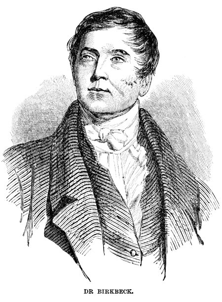 乔治·伯克贝克·Portrait，英国医生和教授，18-19世纪历史图片下载