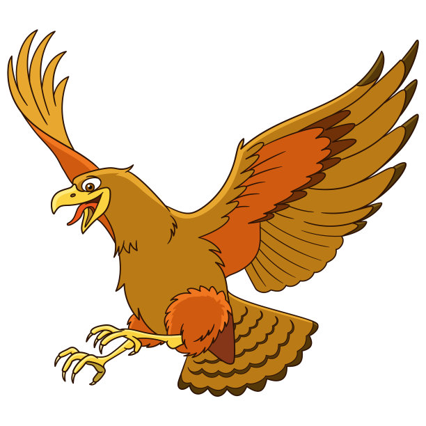 卡通鹰鸟图片下载