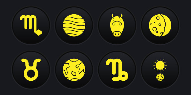 金牛座星座月食行星太阳图片下载