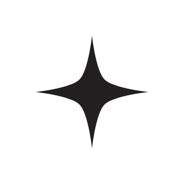 星星线条艺术图标图片下载