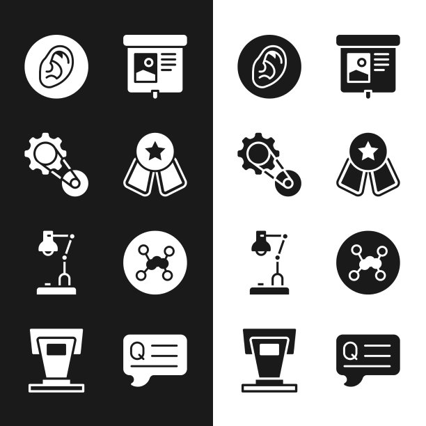 集奖章与星计时带工具包耳朵听图片下载