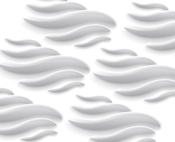 白色体积波的抽象图案。液体水形状，羽毛或海藻，医疗技术背景图片下载