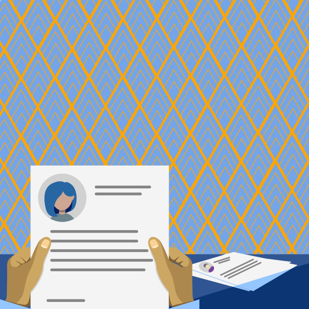 手握简历展示新的职业机会。求职和晋升时，简历被捧在手心。图片下载