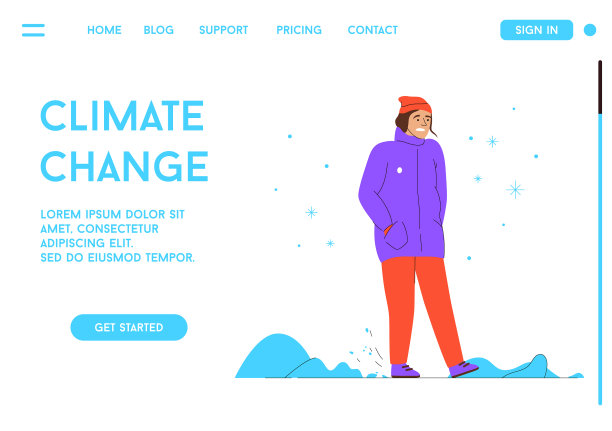 气候变化的概念图片下载