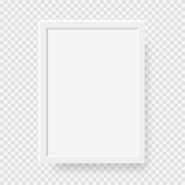 白色空现实垂直框架空白白色图片下载