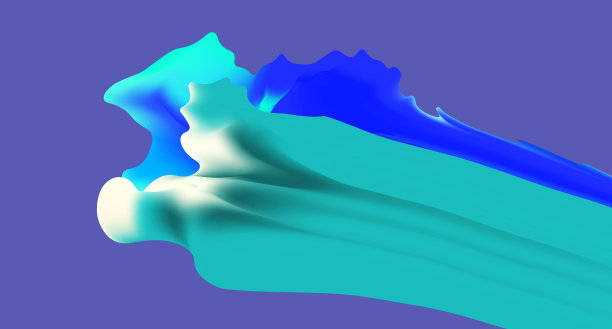 摘要现代非常佩里色彩背景与流体发光霓虹蓝色绿松石波。创新技术的概念。奢华的背景。数字壁纸。旋水水墨设计。天然气。图片下载