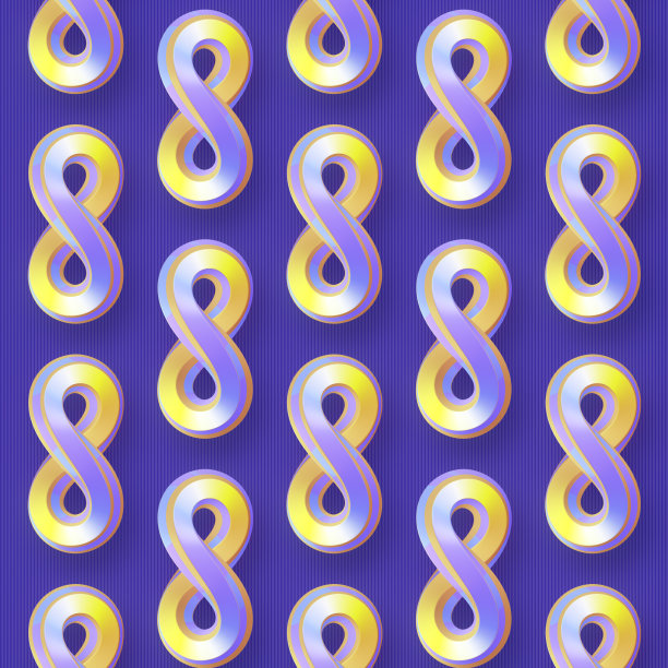 曲线氖数学图形的图案。3 d渲染背景。数码插图图片下载