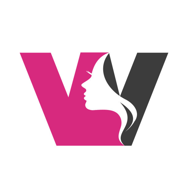 字母W美容水疗标志设计概念水疗，时尚，沙龙，美容矢量模板图片下载