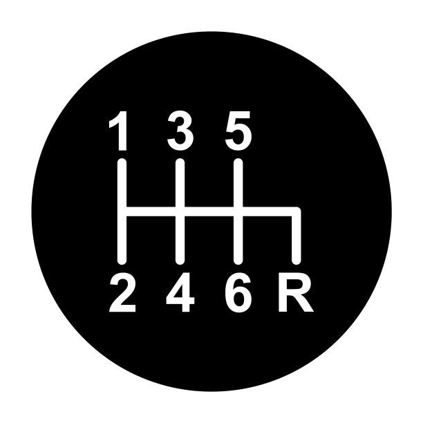 手柄汽车手动换挡杆图标车辆齿轮图片下载