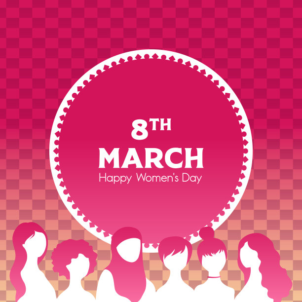 妇女日封面设计迎宾传单横幅图片下载