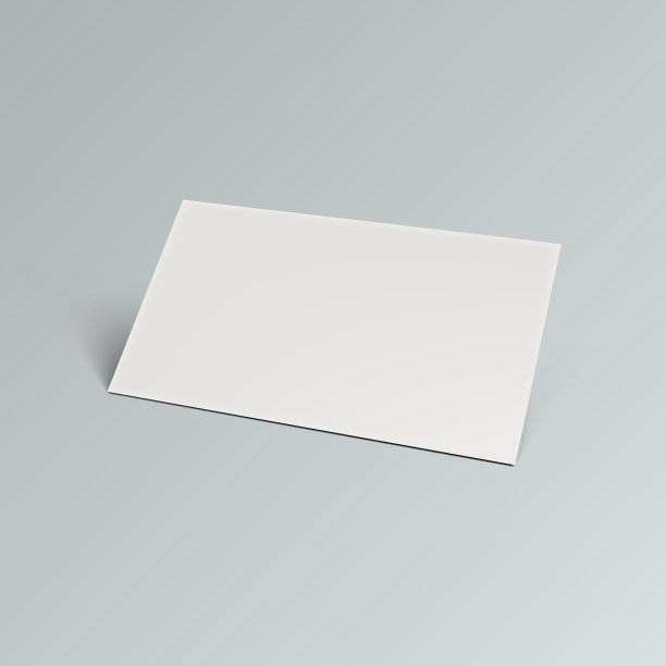 3d空白名片与阴影在灰色图片下载