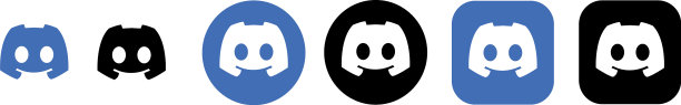 Discord Logo公司隔离图标集图片下载