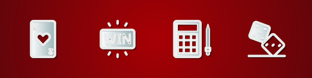 Set playing card with heart casino赢宾果和图片下载