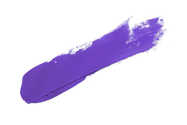 紫色刷孤立在白色背景图片下载