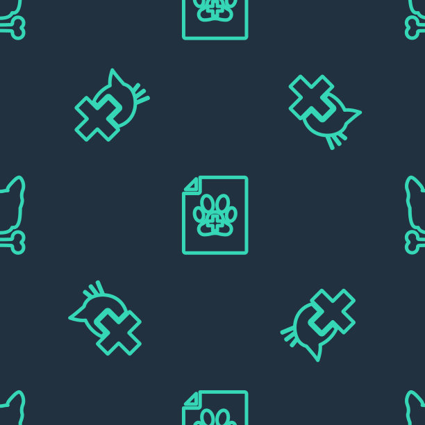 设定狗或猫的健康证明图片下载