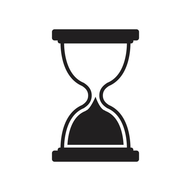 时尚的沙漏图标图片下载