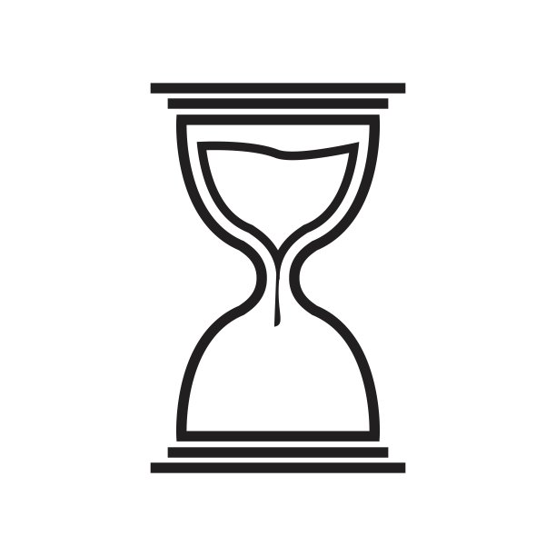 时尚的沙漏图标图片下载