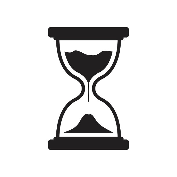 时尚的沙漏图标图片下载