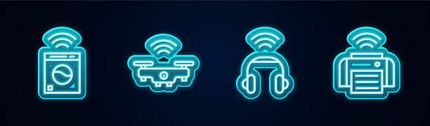 设置线智能洗衣机无人机耳机和图片下载