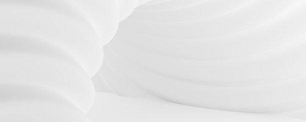 灰色内部抽象3d背景。柔和优雅的波浪曲线。图片下载