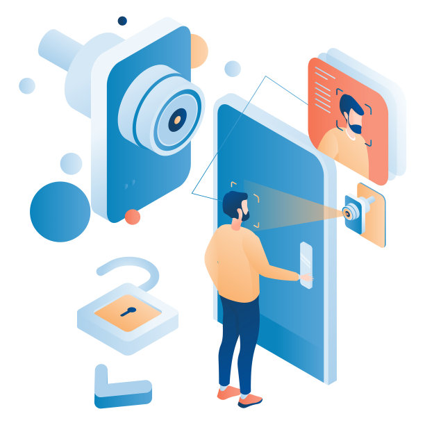 人脸id识别数据安全设计图片下载